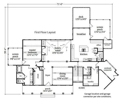 Floorplan 1 for House Plan #5458-00061