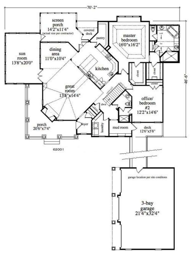 House Plan House Plan #16556 Drawing 1