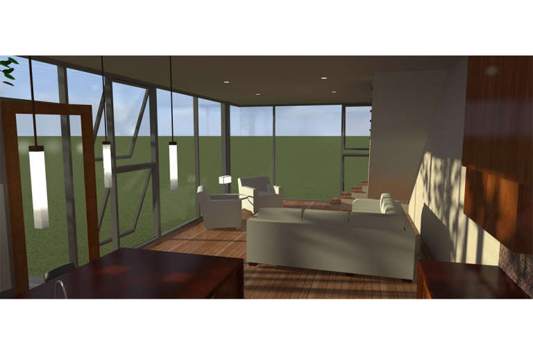 Narrow Lot House Plan #028-00102 Additional Photo