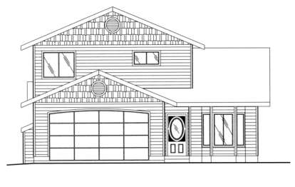 Traditional House Plan #039-00326 Elevation Photo