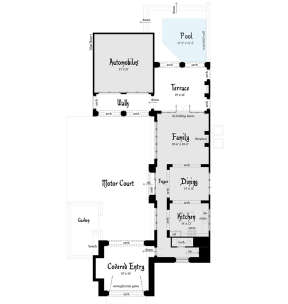 Main Floor for House Plan #028-00103