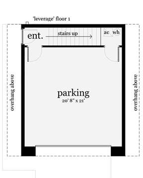 Garage for House Plan #028-00104