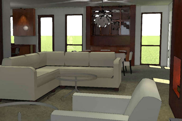 Modern House Plan #028-00106 Additional Photo