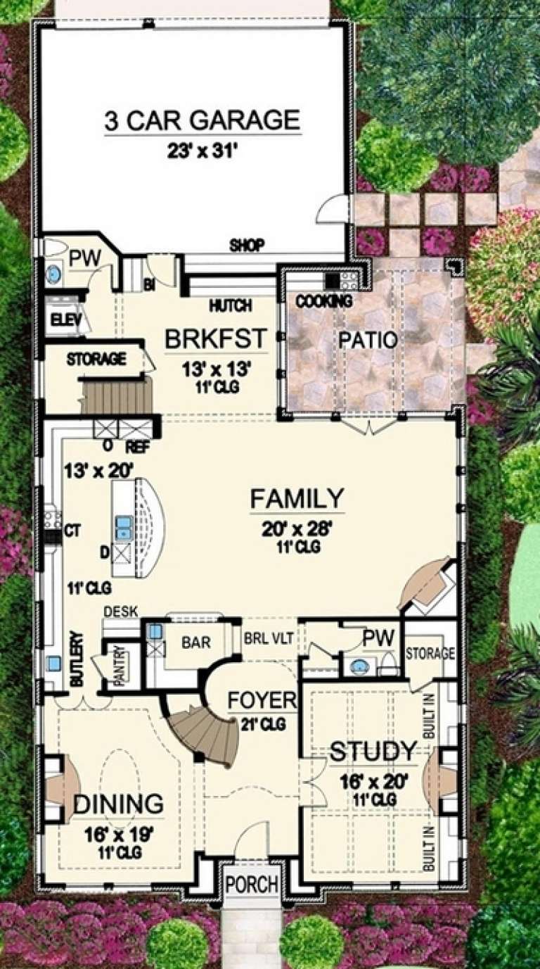 House Plan House Plan #16567 Drawing 1