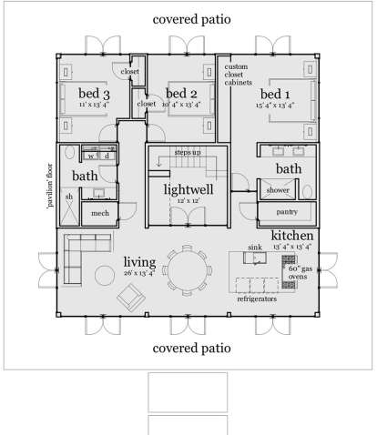 Main Floor for House Plan #028-00109