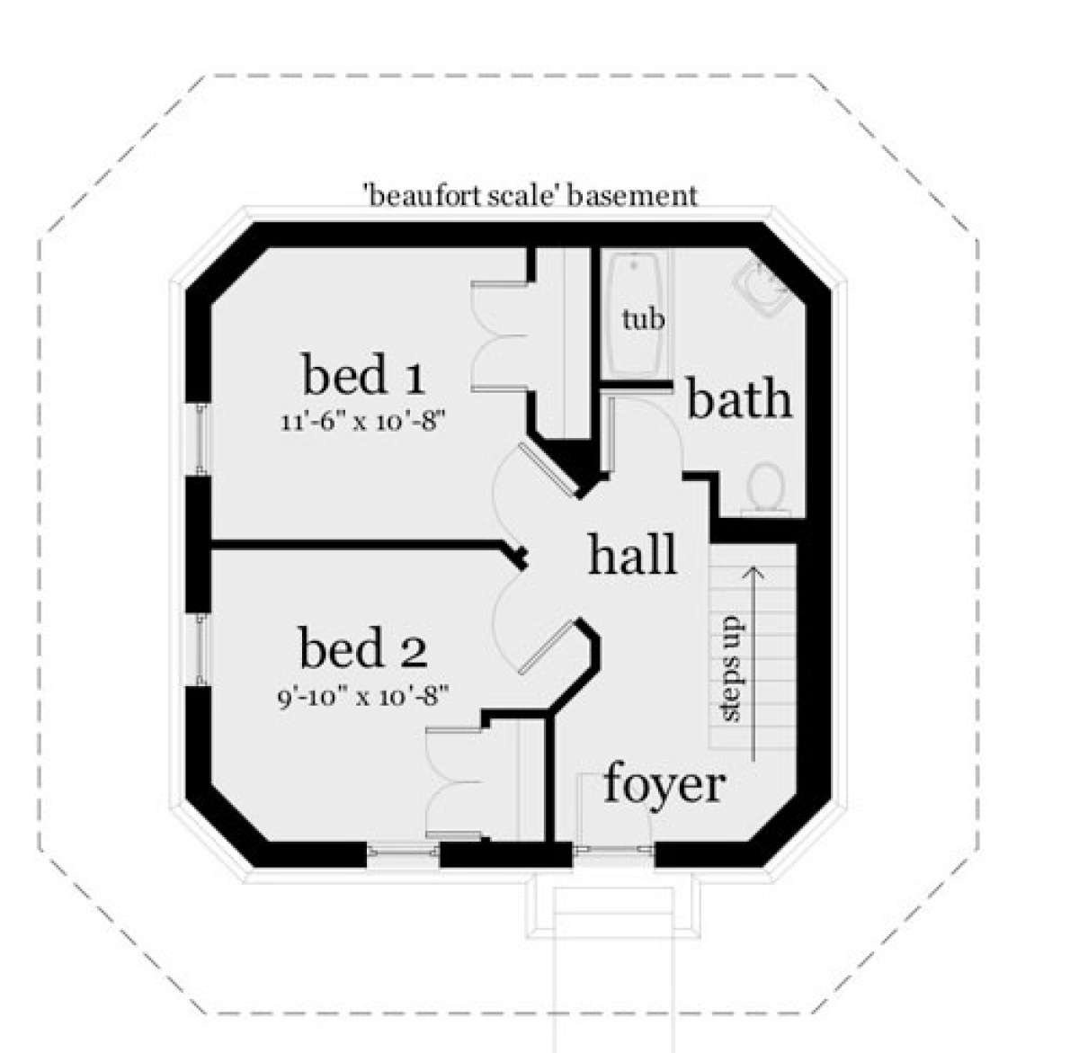 Floorplan 1 for House Plan #028-00111
