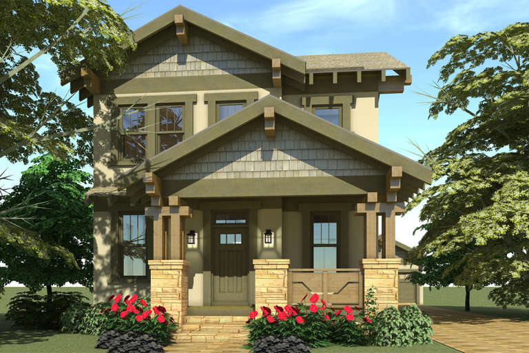 House Plan House Plan #16574 Front Elevation 