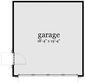 Detached Garage for House Plan #028-00112