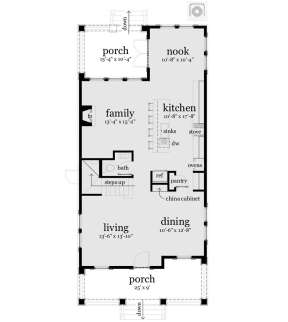 Main Floor for House Plan #028-00113