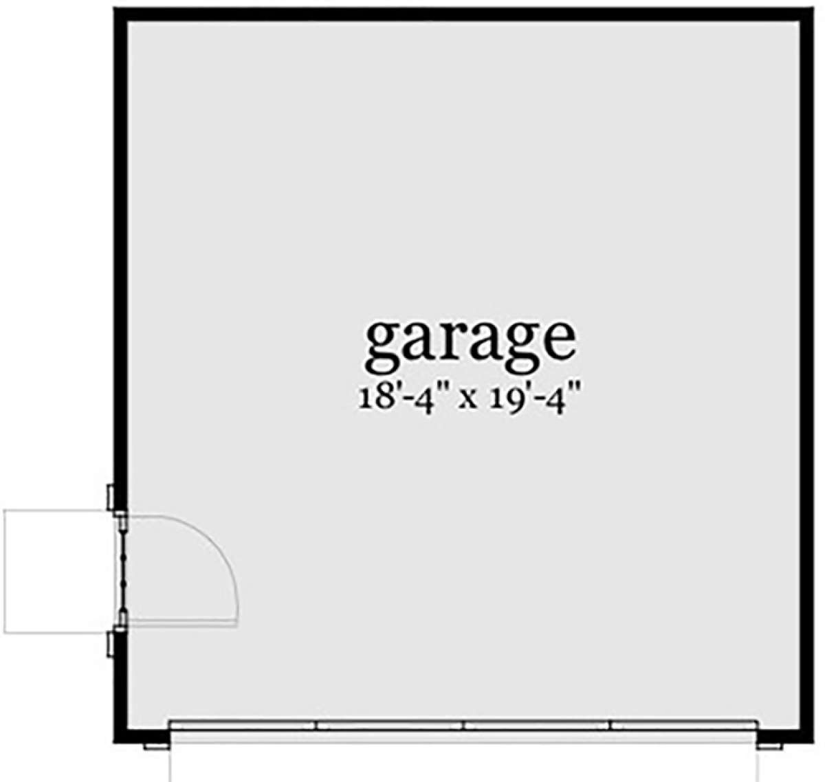 Detached Garage for House Plan #028-00113