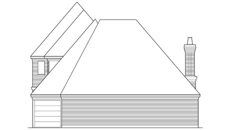 Luxury House Plan #5445-00212 Elevation Photo