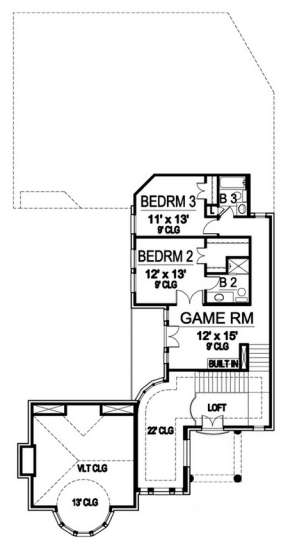 Floorplan 2 for House Plan #5445-00212