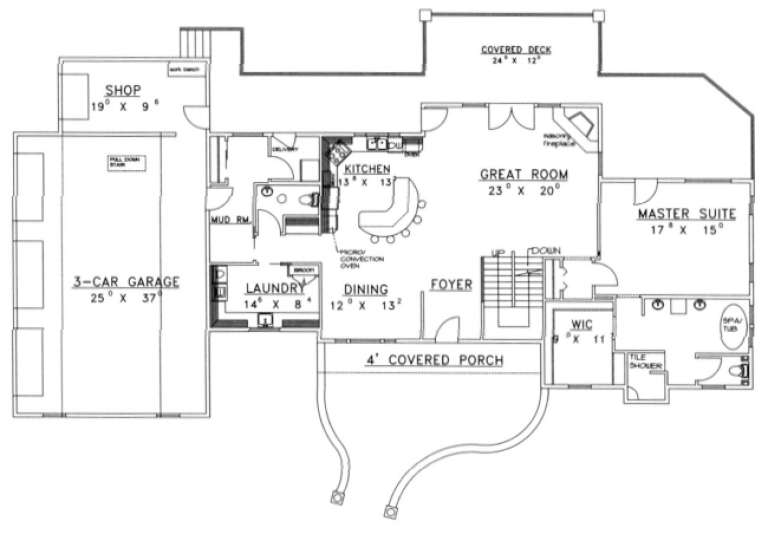 House Plan House Plan #1658 Drawing 2