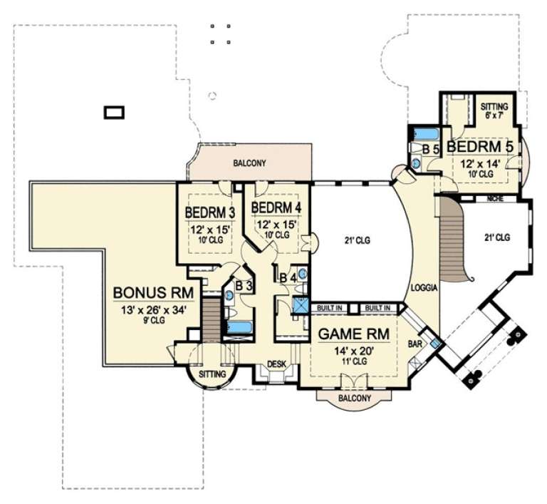 House Plan House Plan #16580 Drawing 2