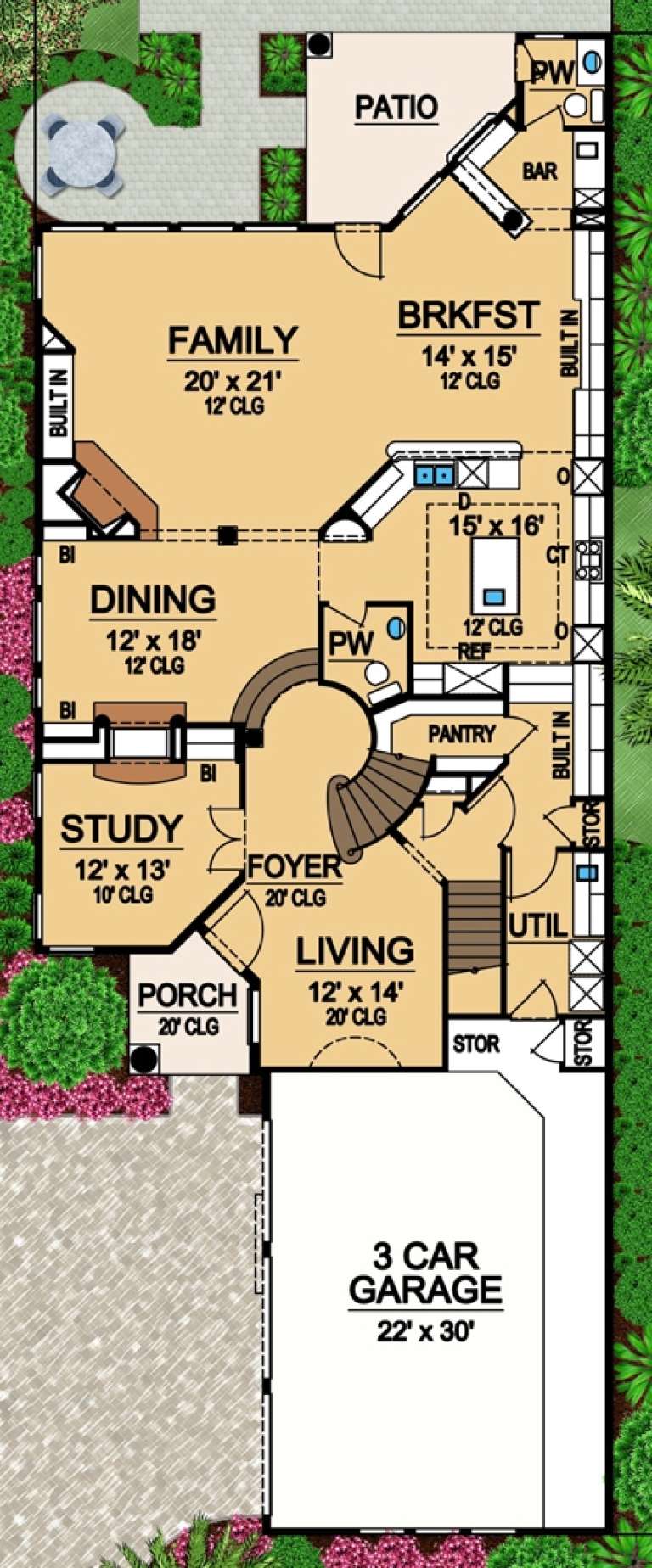 House Plan House Plan #16582 Drawing 1