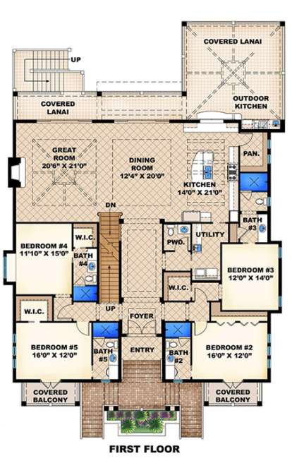 Floorplan 2 for House Plan #1018-00204