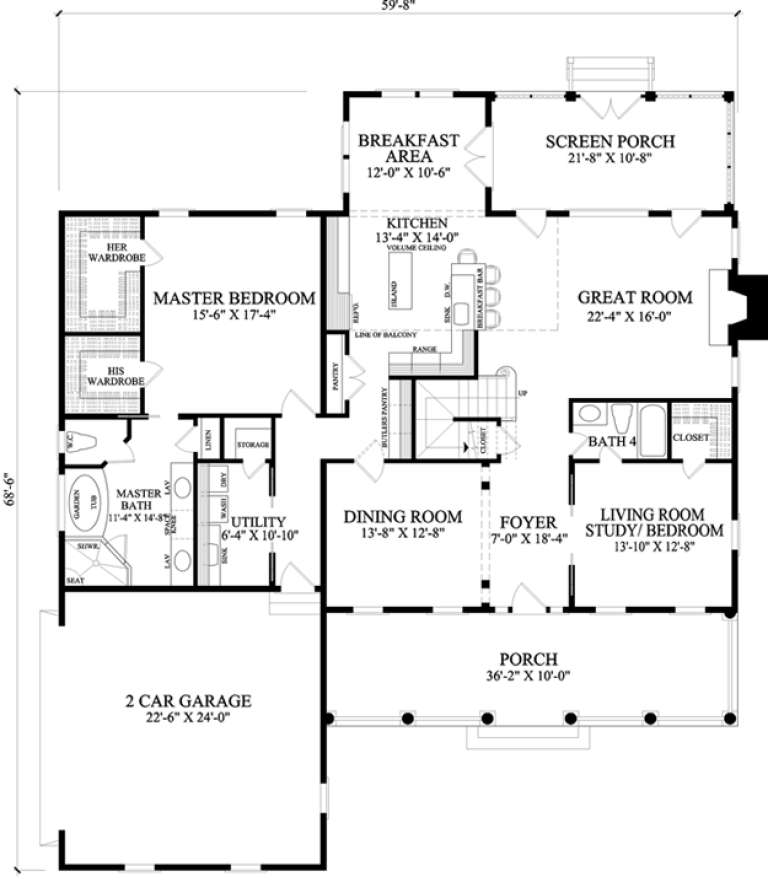 House Plan House Plan #16592 Drawing 1
