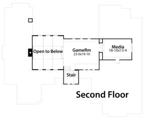 Floorplan 2 for House Plan #9401-00085