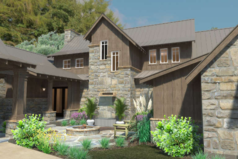 Mountain Rustic  House Plan #9401-00085 Additional Photo