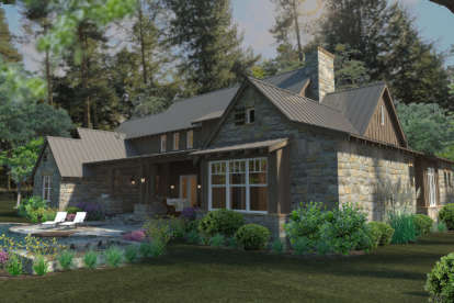 Mountain Rustic House Plan #9401-00085 Additional Photo