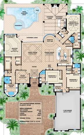 Floorplan 1 for House Plan #1018-00206