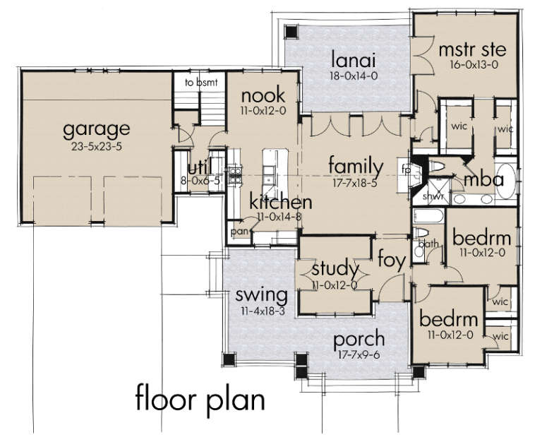 House Plan House Plan #16599 Drawing 1
