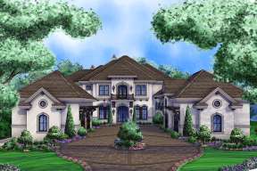 Luxury House Plan #1018-00207 Elevation Photo