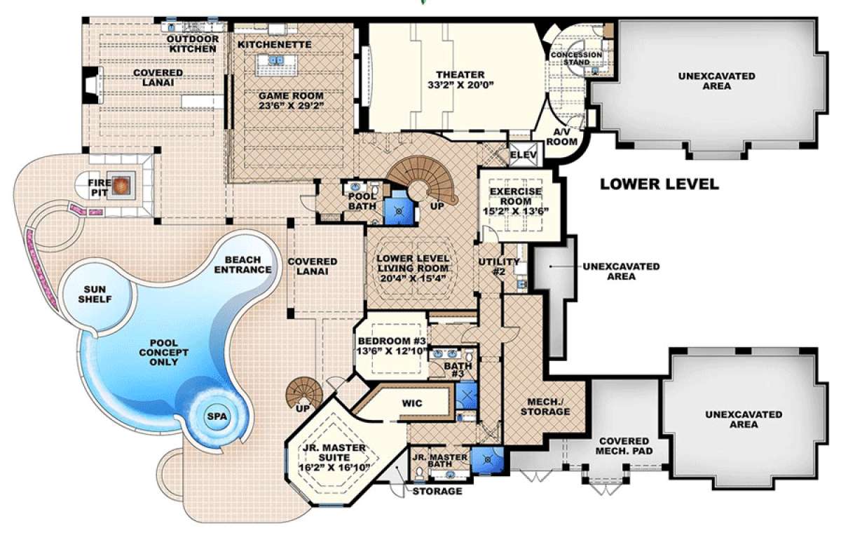 Floorplan 3 for House Plan #1018-00207
