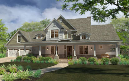 Southern House Plan #9401-00088 Elevation Photo