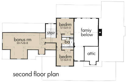Floorplan 2 for House Plan #9401-00088