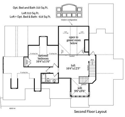 Floorplan 2 for House Plan #957-00067