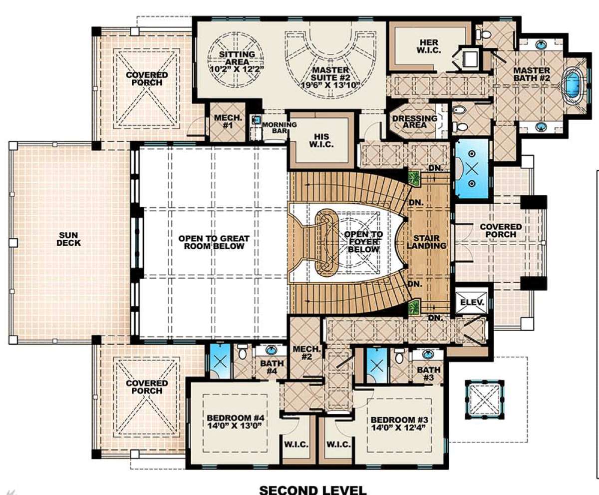Floorplan 2 for House Plan #1018-00209