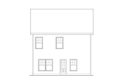 Traditional House Plan #009-00227 Elevation Photo