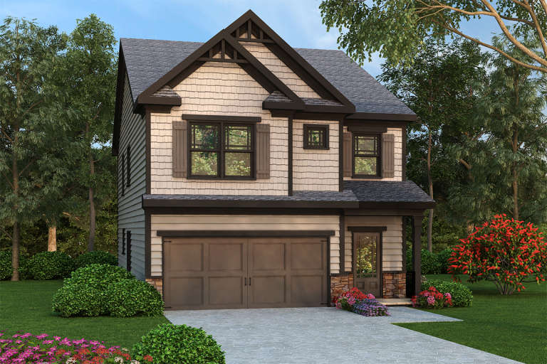 House Plan House Plan #16612 Front Elevation 