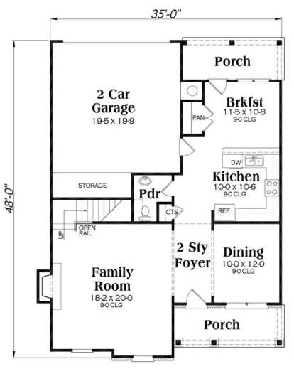 House Plan House Plan #16614 Drawing 1