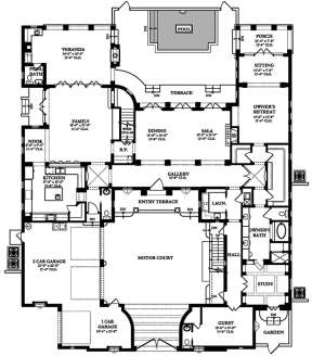 Main Floor  for House Plan #3978-00001