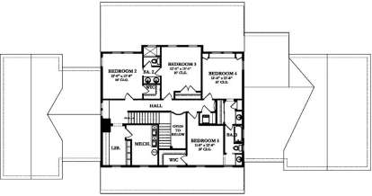 Second Floor for House Plan #3978-00002
