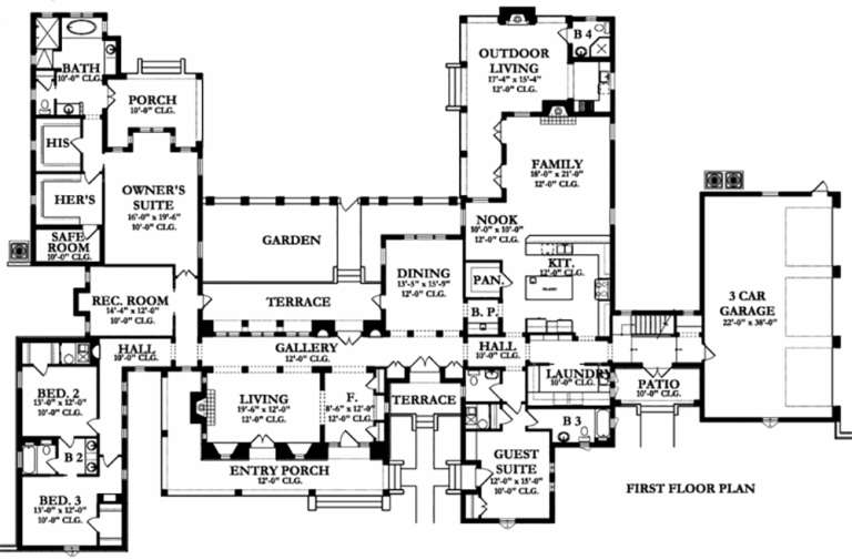 House Plan House Plan #16618 Drawing 1