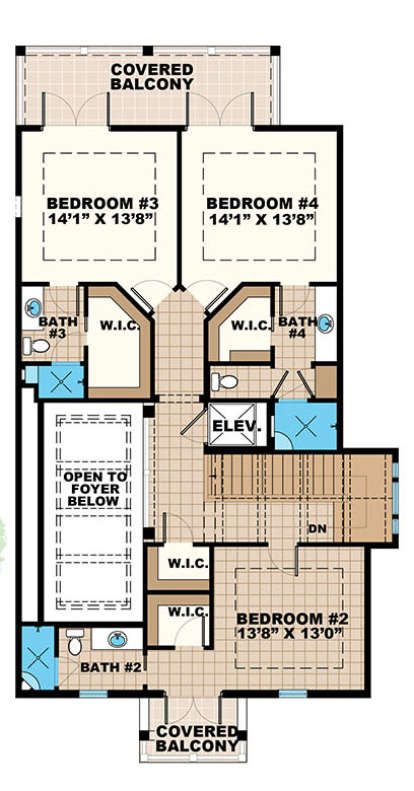 House Plan House Plan #16621 Drawing 2