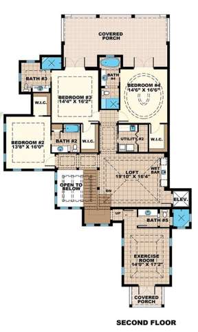 Floorplan 2 for House Plan #1018-00212