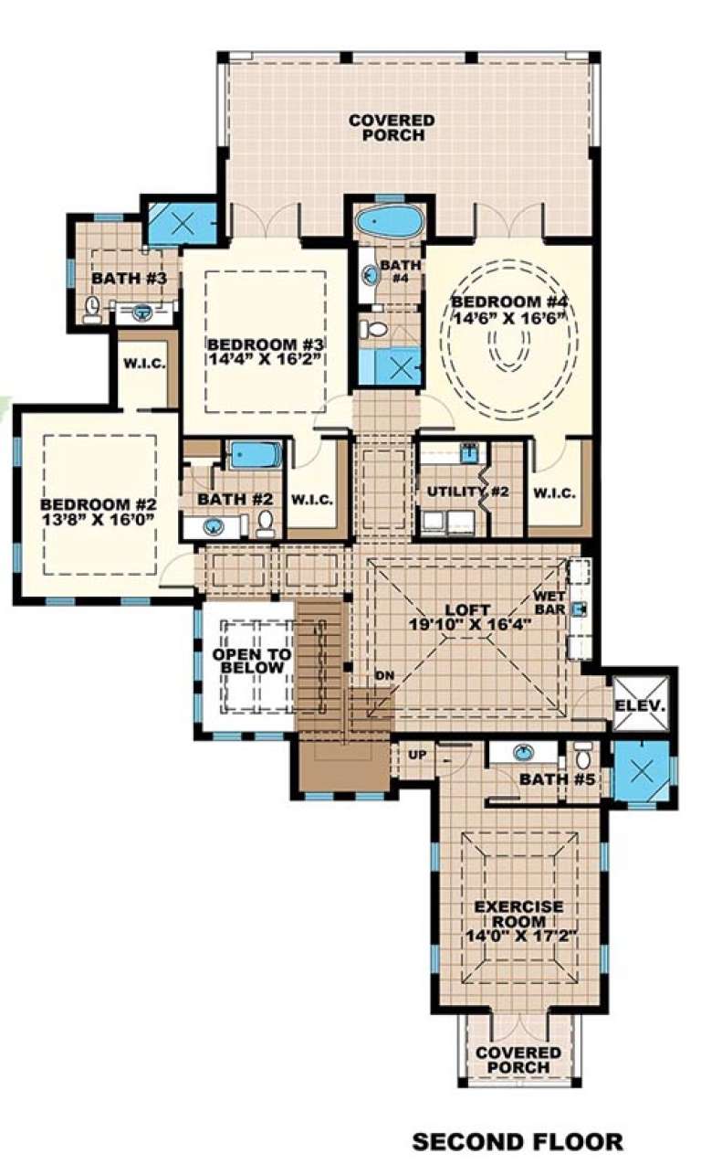 House Plan House Plan #16622 Drawing 2