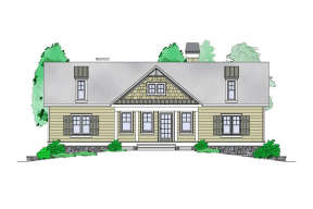Ranch House Plan #957-00068 Elevation Photo