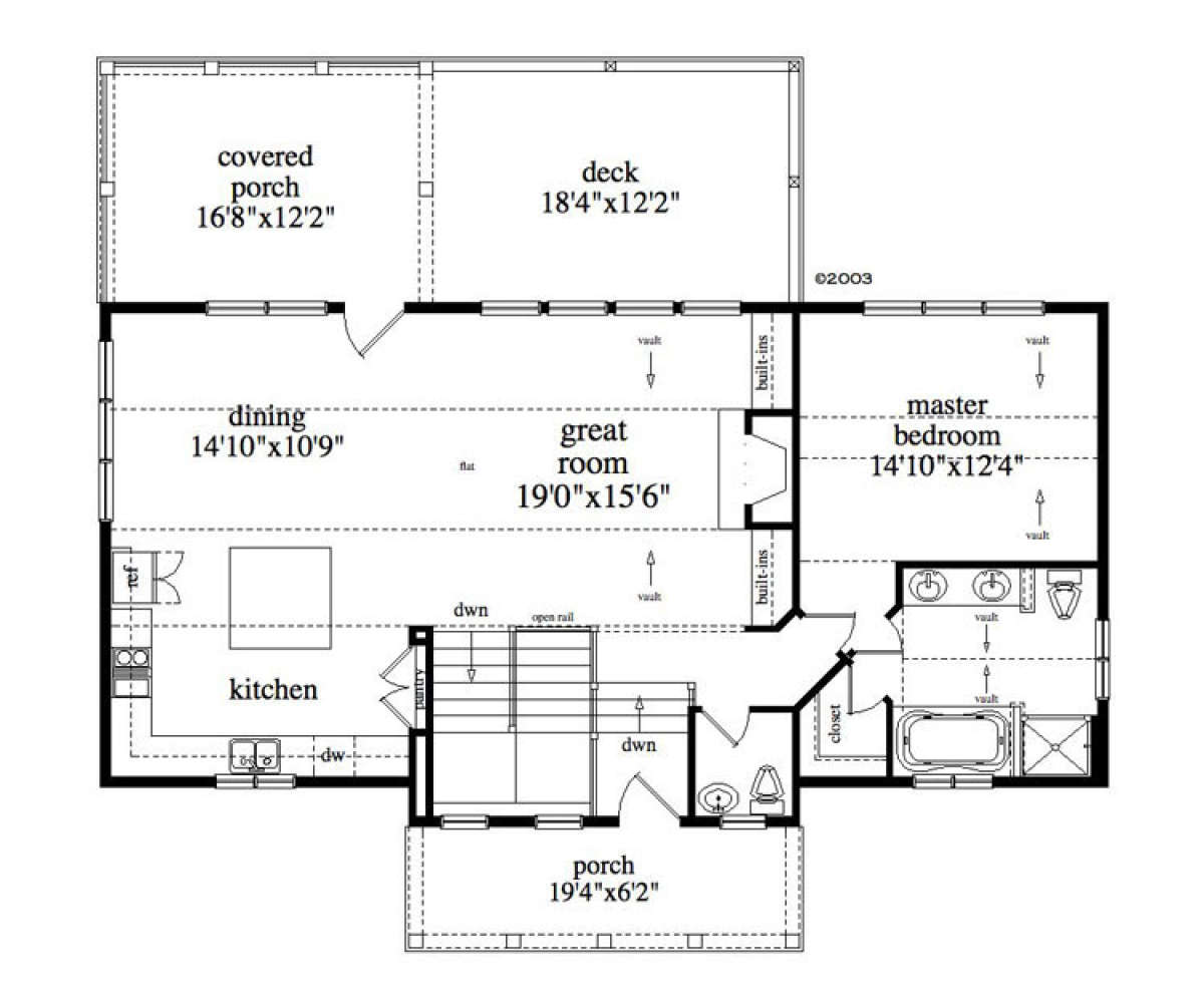 Floorplan 1 for House Plan #957-00068