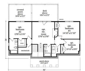 Floorplan 2 for House Plan #957-00068