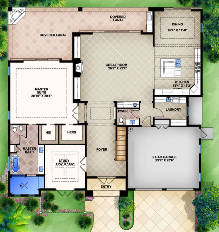 House Plan House Plan #16626 Drawing 1