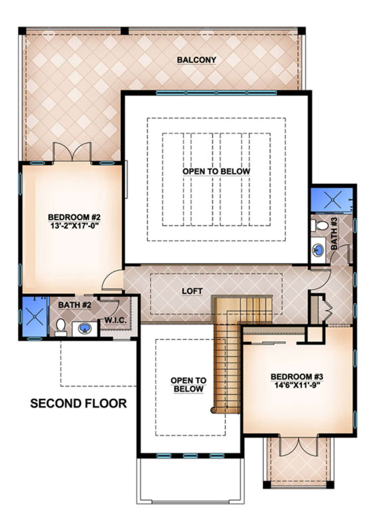 Coastal Plan: 3,593 Square Feet, 3 Bedrooms, 3.5 Bathrooms - 5565-00011