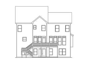 Craftsman House Plan #009-00233 Elevation Photo