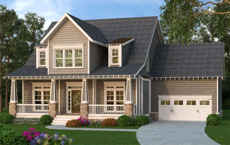 House Plan House Plan #16629 Front Elevation