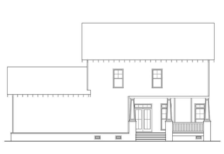 Craftsman House Plan #009-00235 Elevation Photo