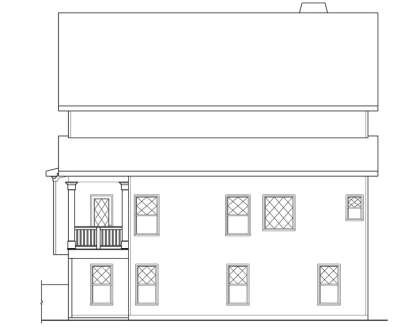 European House Plan #009-00239 Elevation Photo